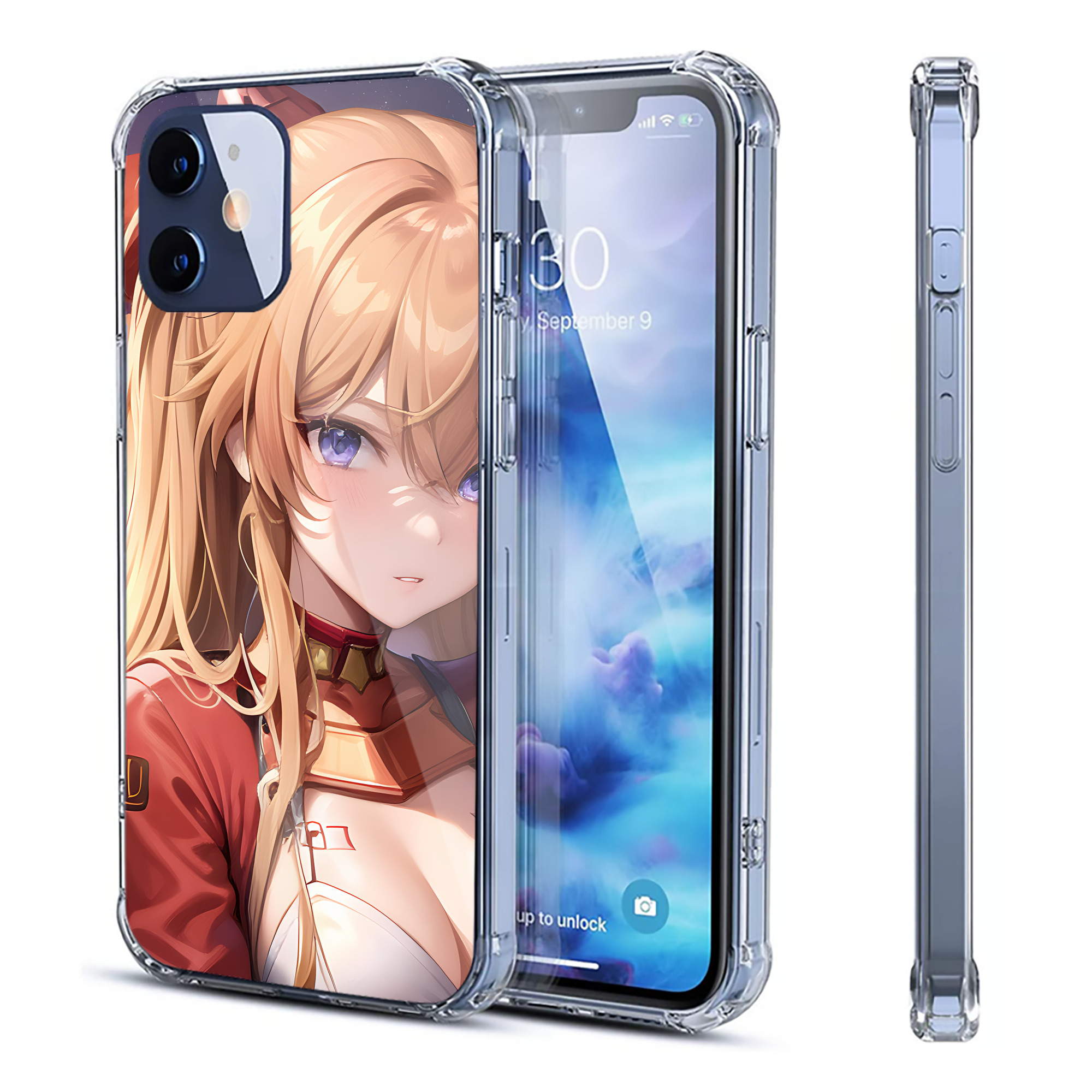 （画像用） EVA 新世紀エヴァンゲリオン 【iPhone 12シリーズ対応】透明スマホケース（クリアソフトケース）